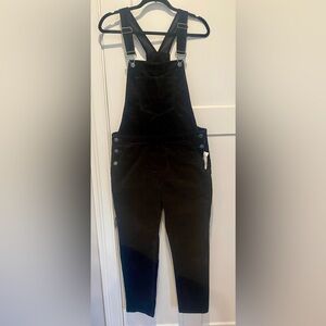 Gap denim corduroy black overalls - brand new with tags!